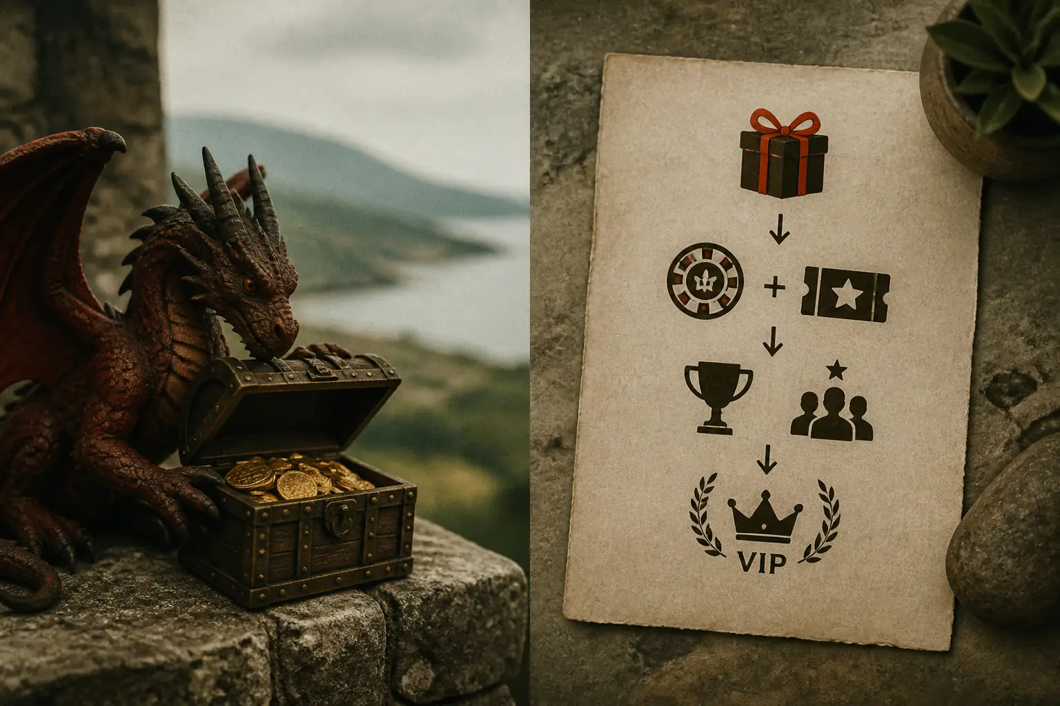 Dragonia Bonus: Όλα τα Μπόνους και οι Προσφορές visual guide for Dragonia Casino